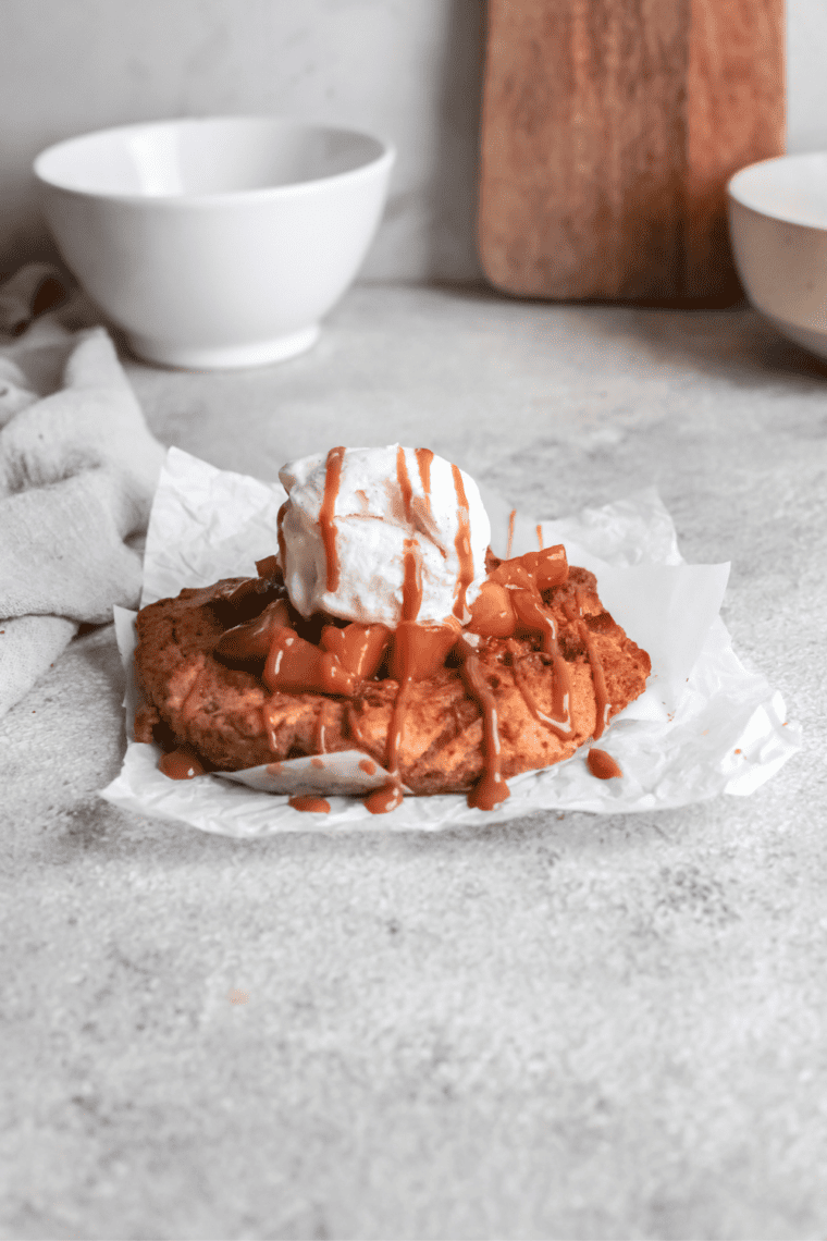 Air Fryer Apple Pie Pizookie
