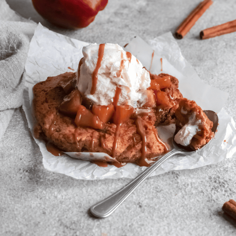 Air Fryer Apple Pie Pizookie