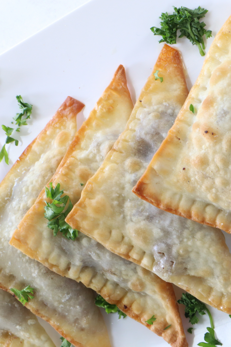 Air Fryer Beef Wellington Wontons