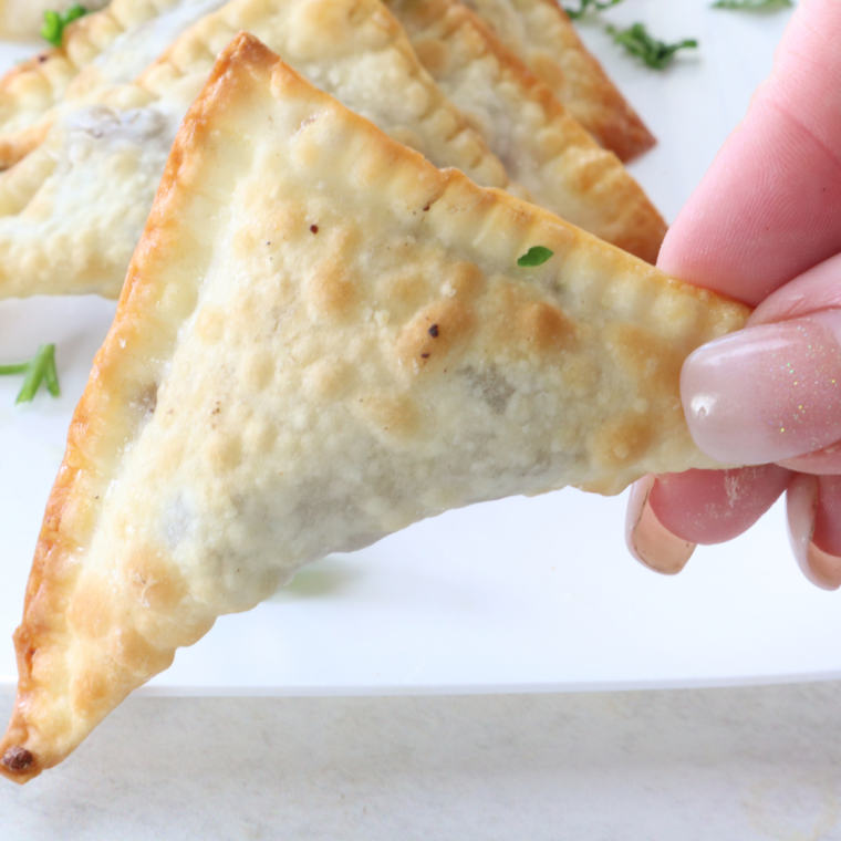 Air Fryer Beef Wellington Wontons