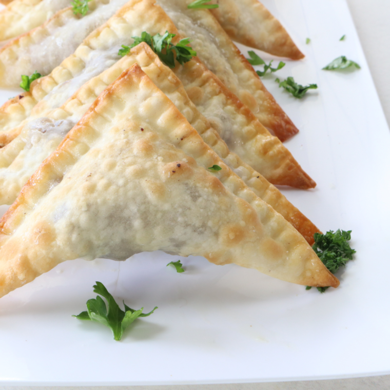 Air Fryer Beef Wellington Wontons