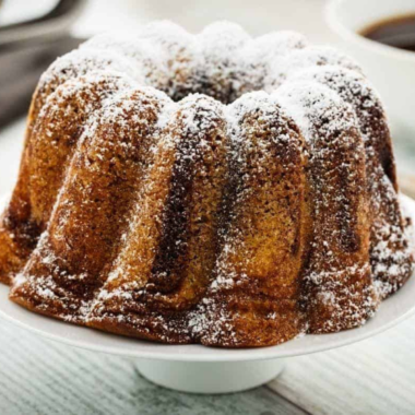 Air Fryer Blueberry Bundt Cake
