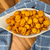 Air Fryer Buffalo Oyster Crackers