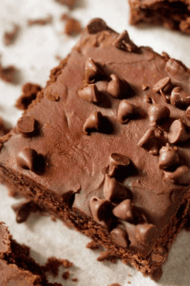 Air Fryer Chocolate Chip Brownies