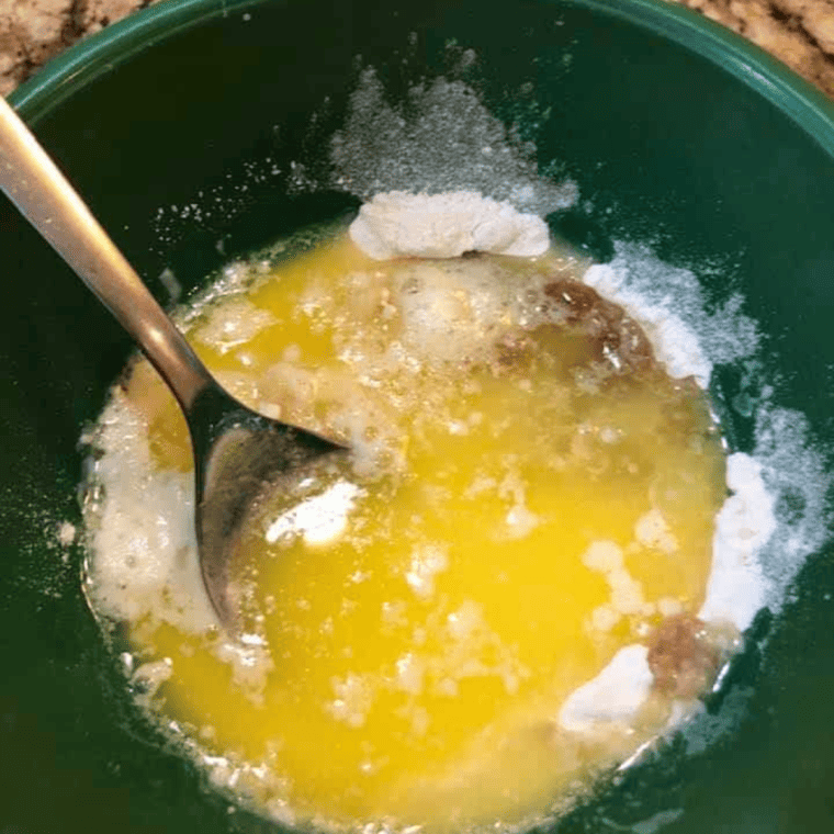 Air Fryer Chocolate Chip Mug Cake