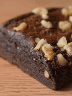 Air Fryer Classic Fudge Walnut Brownies