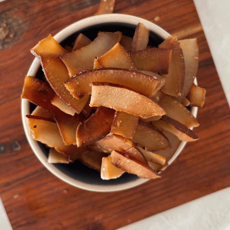 Air Fryer Coconut Chips
