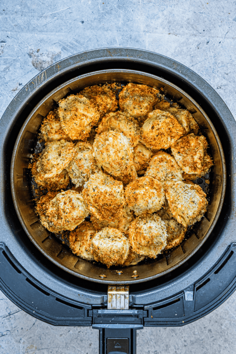 Air Fryer Crispy Spinach & Ricotta Fried Tortellini