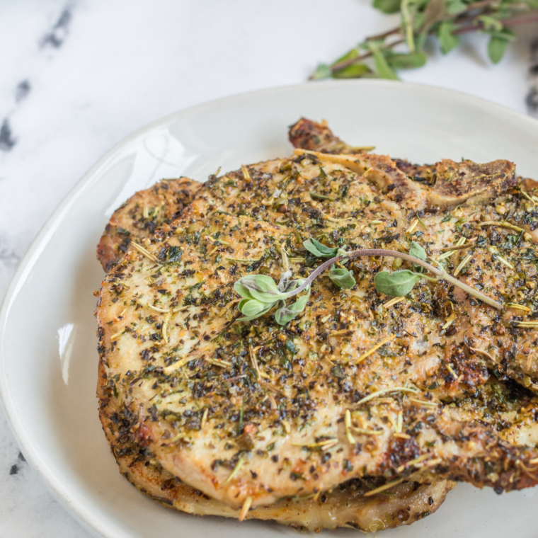 Air Fryer Italian Pork Chops