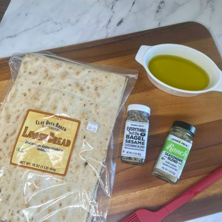 Air Fryer Lavash Crackers
