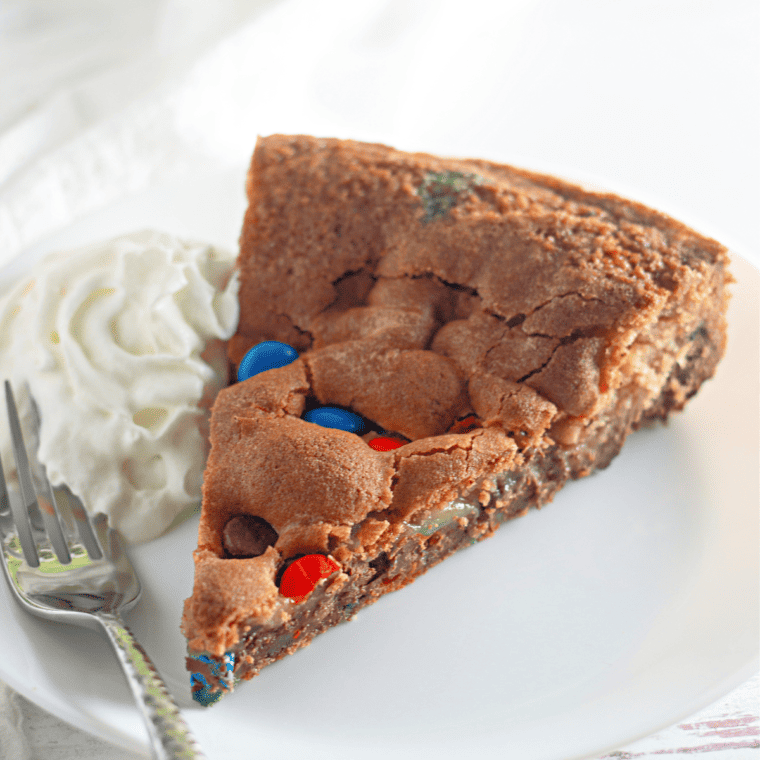 Air Fryer M&M Brownie Bars