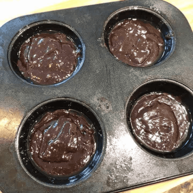 Air Fryer Peanut Butter Cup Brownies