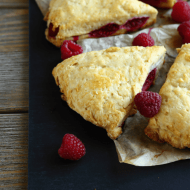 Air Fryer Raspberry Scone Recipe