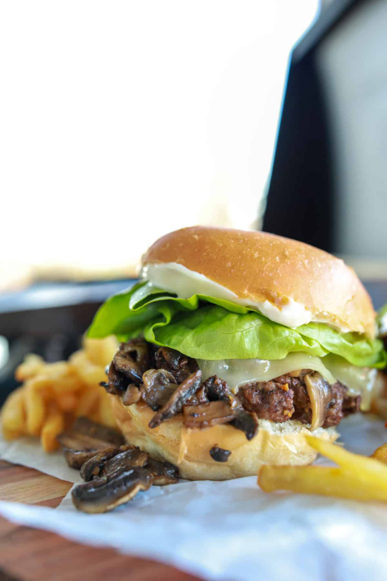 Air Fryer Smash Burgers