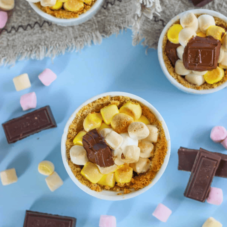 Air Fryer S’mores Mug Cake