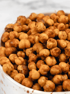 Air Fryer Spicy Chickpeas