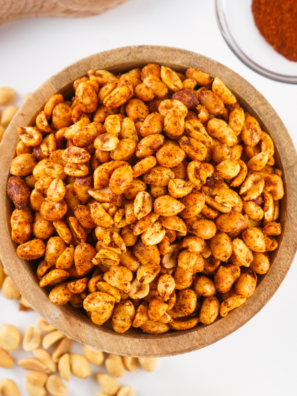 Air Fryer Spicy Peanuts