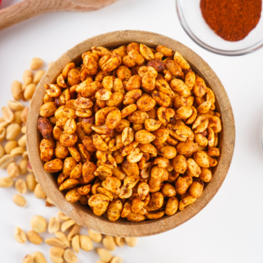 Air Fryer Spicy Peanuts
