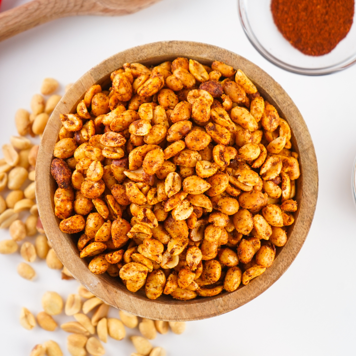 Air Fryer Spicy Peanuts