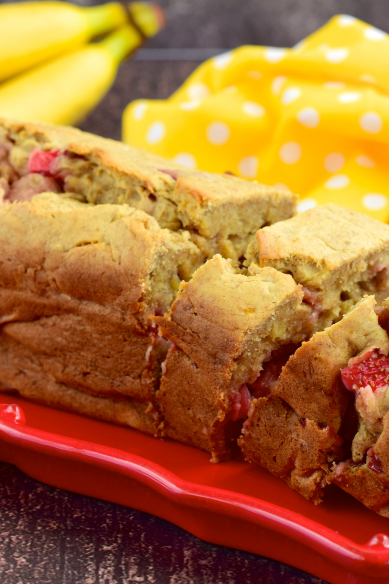 Air Fryer Strawberry Quick Bread
