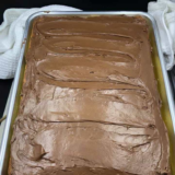 Air Fryer Vanilla Texas Sheet Cake
