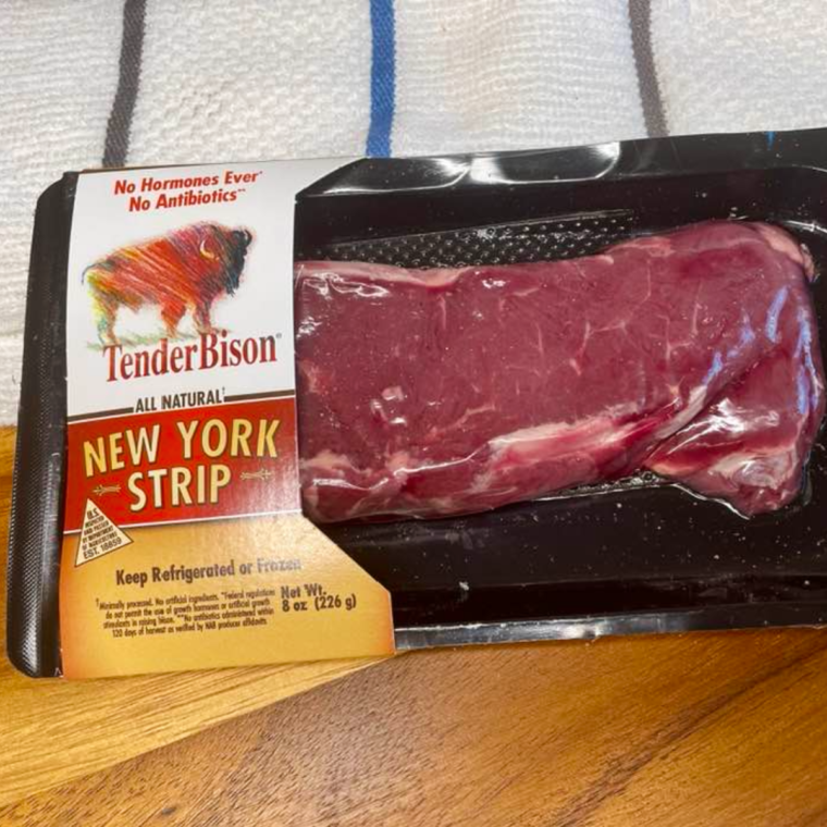 Air fryer bison steak