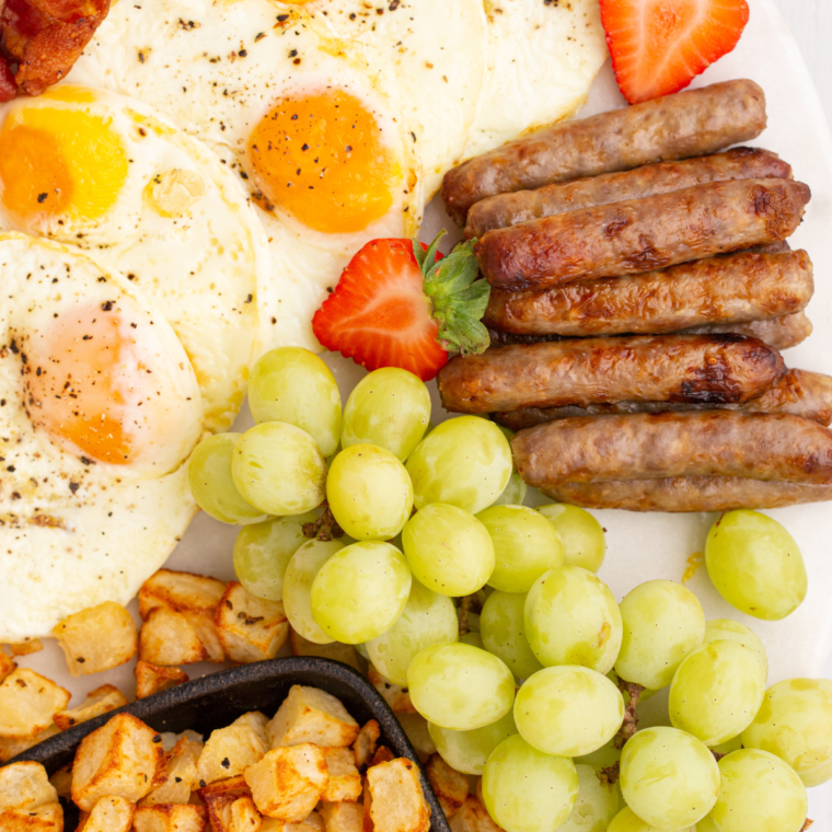 Air Fryer Breakfast Charcuterie Board