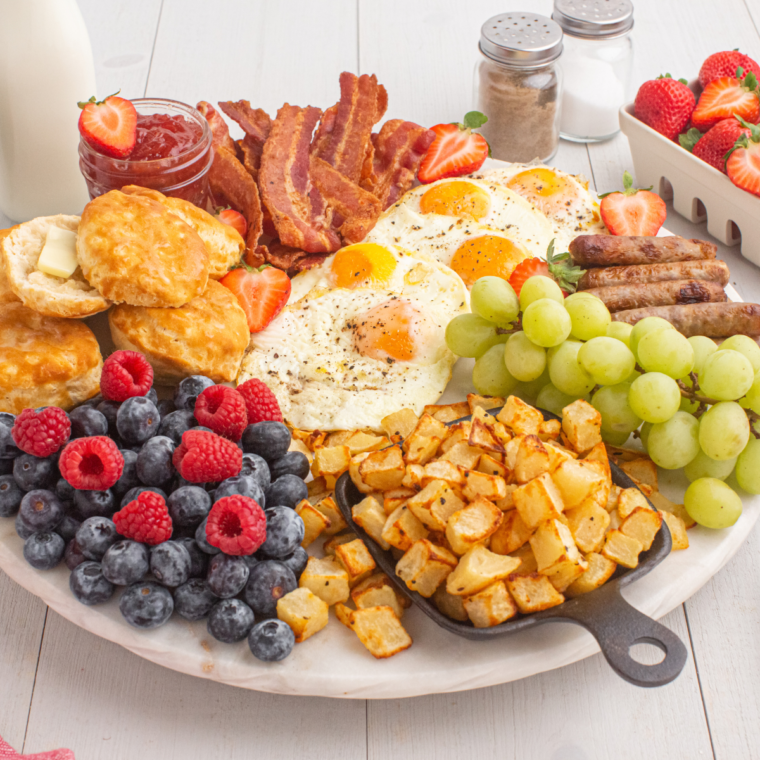 Air Fryer Breakfast Charcuterie Board