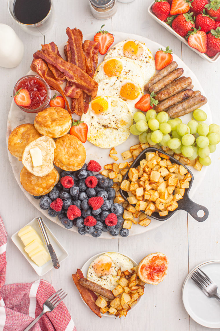 Breakfast Charcuterie Board