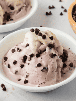 Ninja Creami Boozy Cherry Garcia Ice Cream