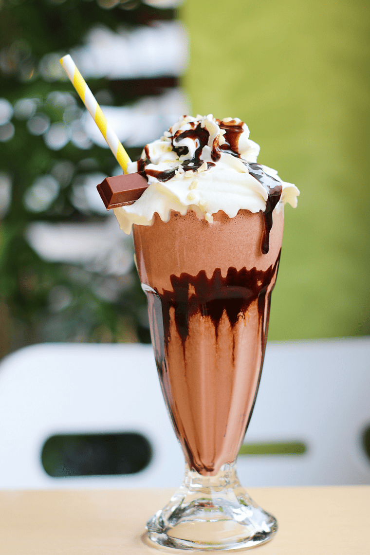 Ninja Creami Chocolate Banana Milkshake