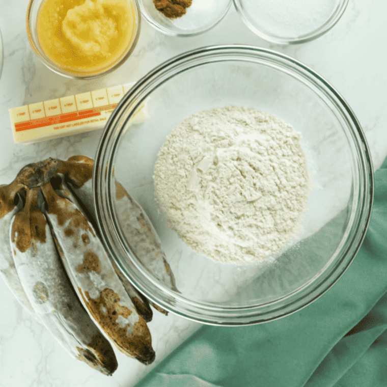 Ingredients Needed To Make Banana Bread Mug Cake Air Fryer