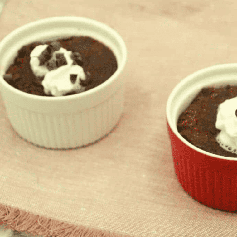 Air Fryer Deep Dish Brownies
