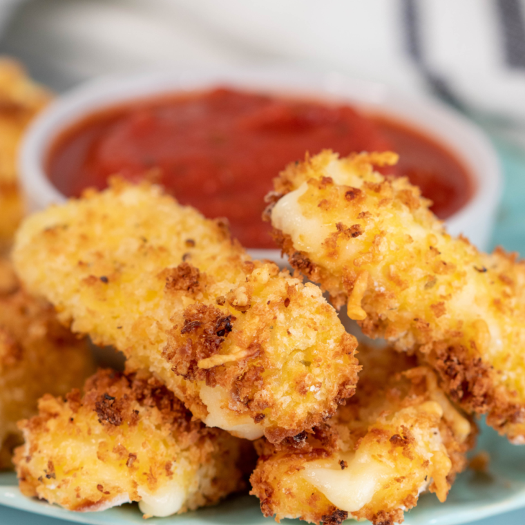 Air Fryer Low Carb Mozzarella Sticks