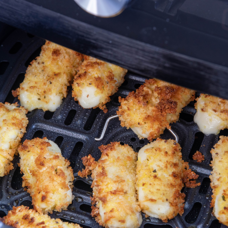 Air Fryer Low Carb Mozzarella Sticks