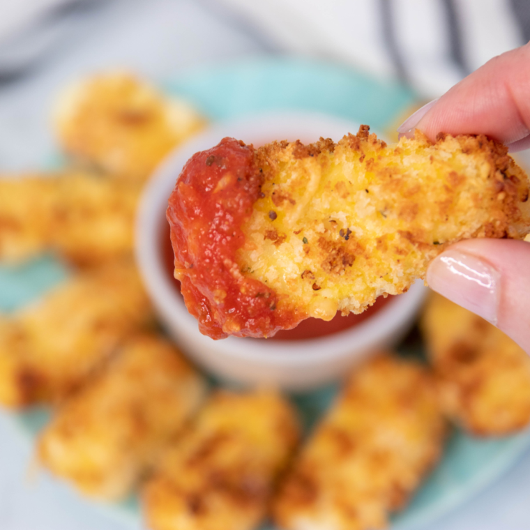 Air Fryer Low Carb Mozzarella Sticks