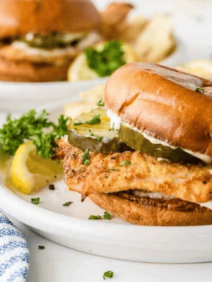 Air Fryer Flounder Fish