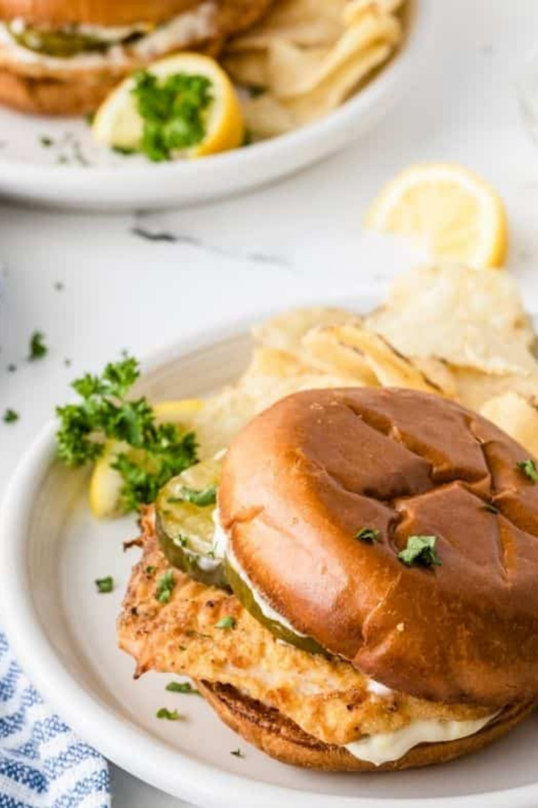 Air Fryer Flounder Fish