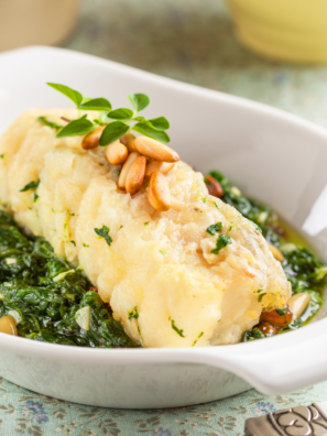 Air Fryer Pesto Cod