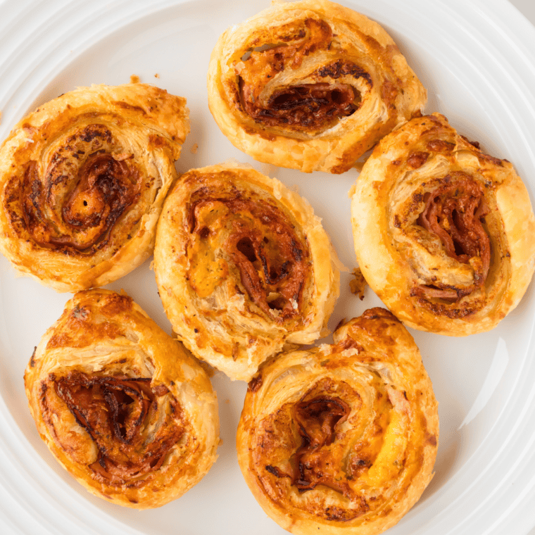 Air Fryer Ranch Ham and Cheese Pinwheels