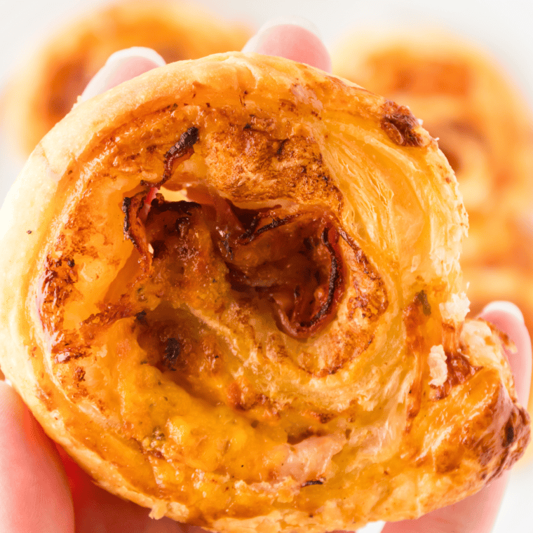 Air Fryer Ranch Ham and Cheese Pinwheels