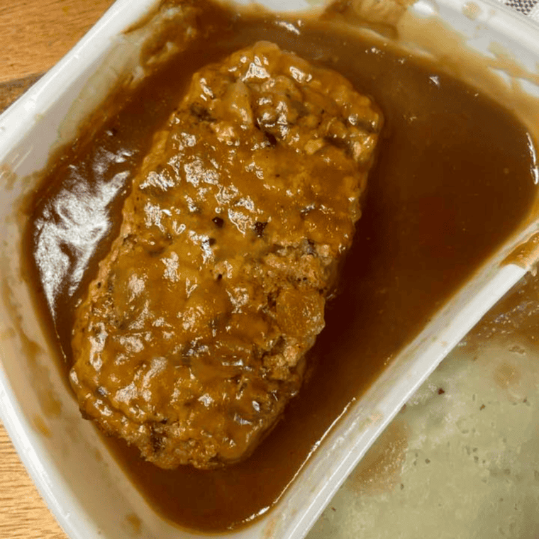 Air Fryer Stouffer’s Frozen Meatloaf