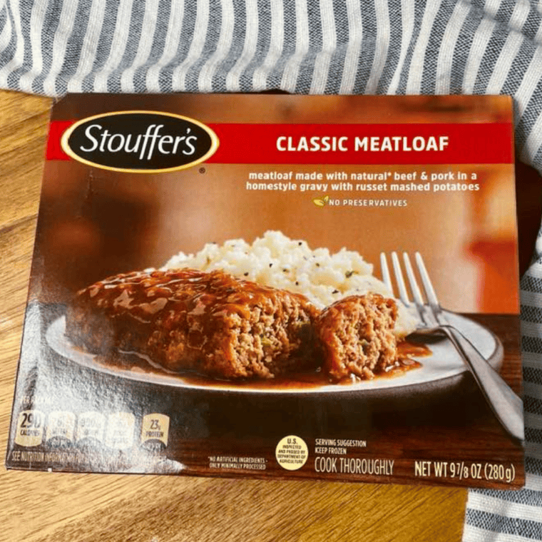 Air Fryer Stouffer’s Frozen Meatloaf