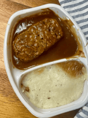 Air Fryer Stouffer’s Frozen Meatloaf