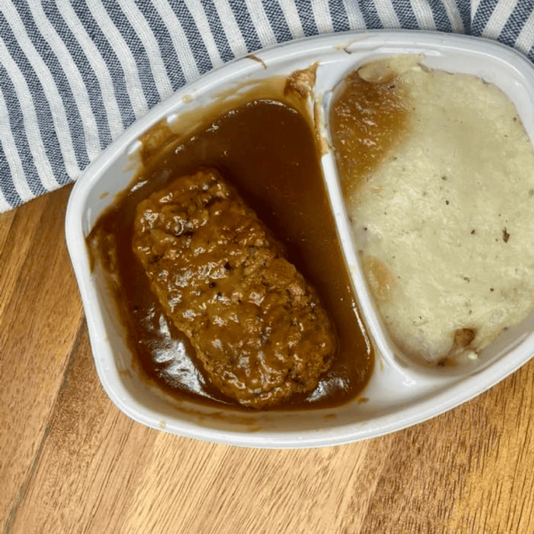 Air Fryer Stouffer’s Frozen Meatloaf