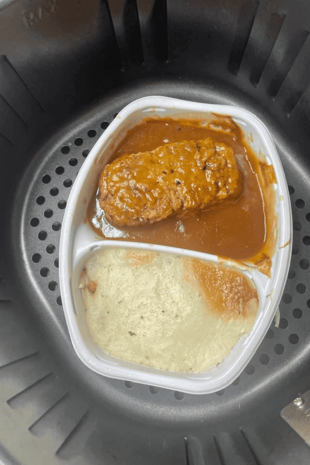 Air Fryer Stouffer’s Frozen Meatloaf