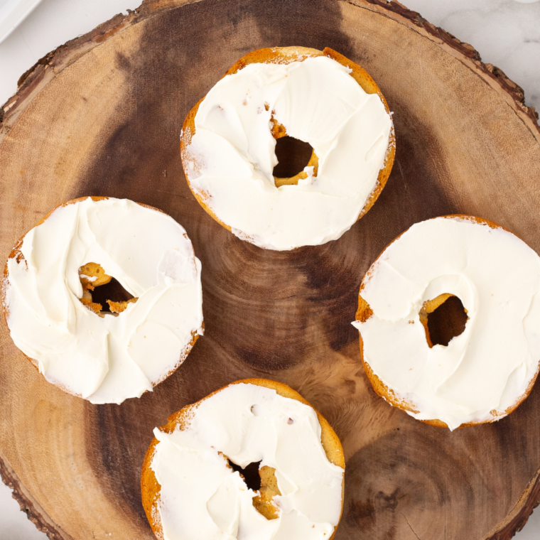 Air Fryer Toasted Bagel