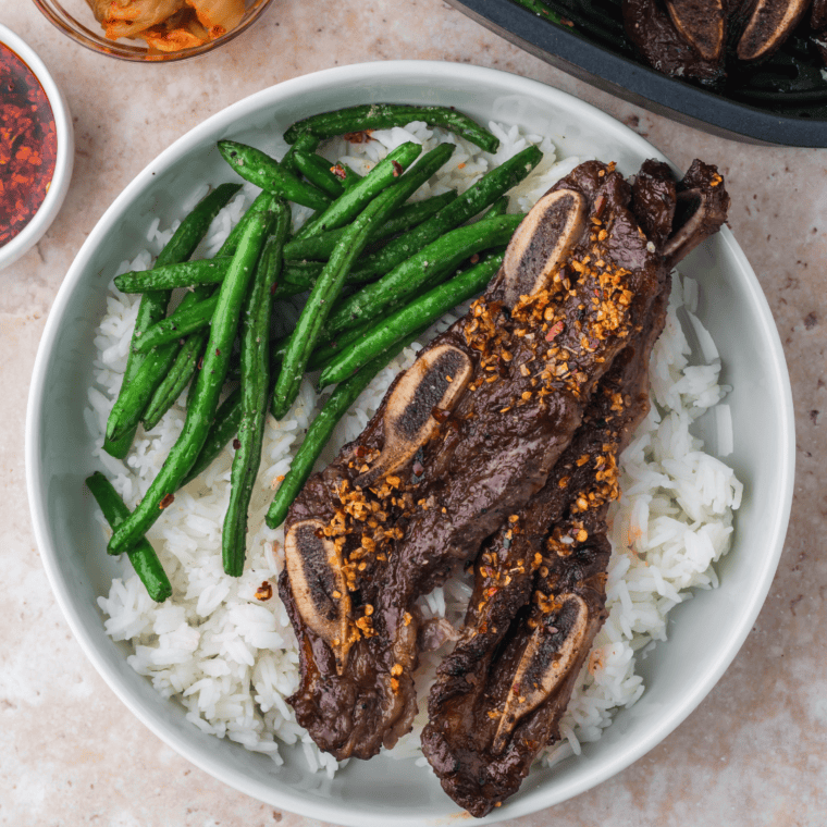 Make delicious, tender Korean short ribs at home with Trader Joe’s pre-marinated ribs in the air fryer. Quick, easy, and packed with savory-sweet flavor for an effortless weeknight dinner!