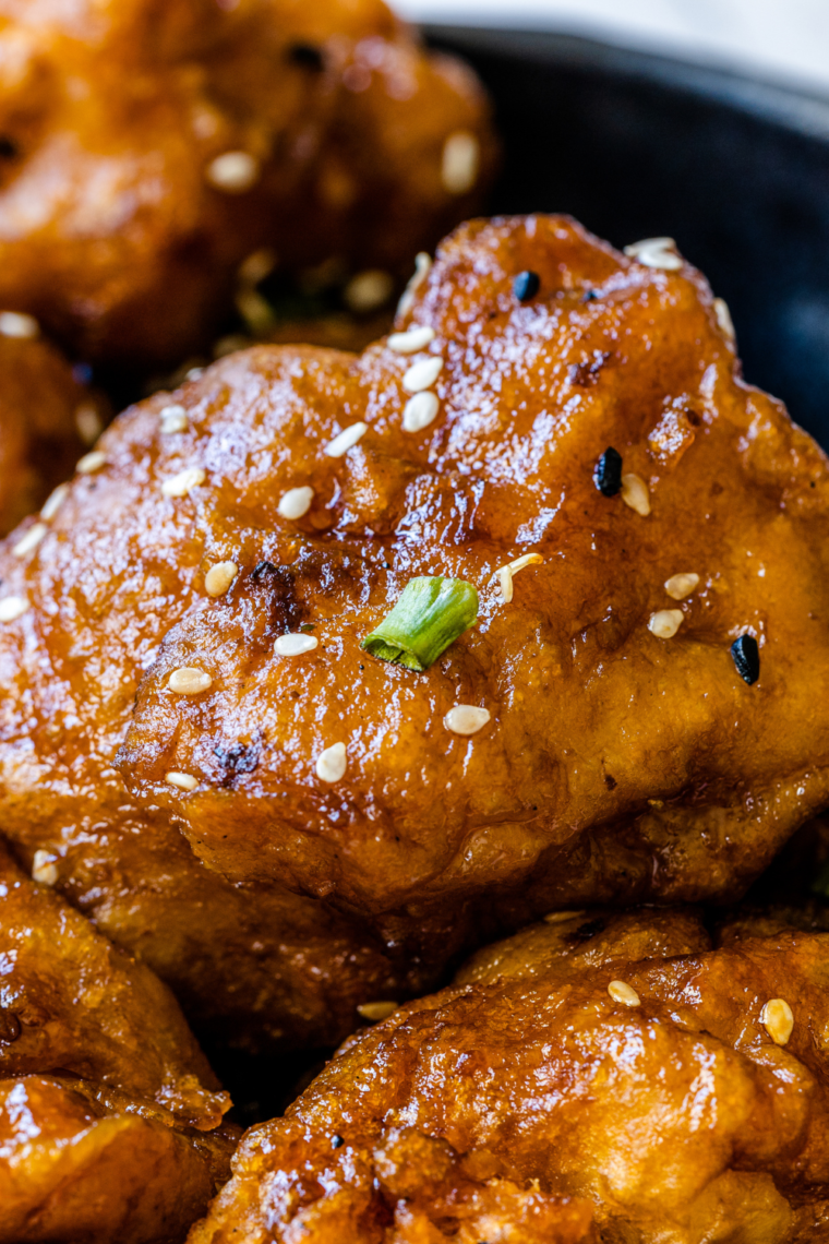 Air Fryer Trader Joe’s Kung Pao Tempura Cauliflower