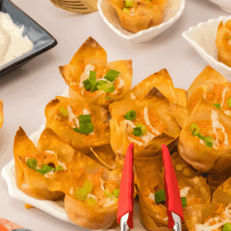 Buffalo Chicken Rangoons